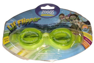 Zoggs Kids Goggles 3-8 Yrs Lil Flipper 2010 UV Block Adjust Silicone F2V LILFLP