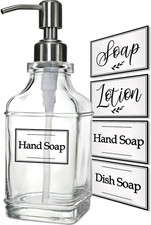 Antique Design Soap Dispenser with Rust Proof 304 Stainless Steel Pump,