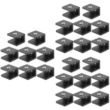 3 Pieces Shelf Clamps Brackets Holder for Glasses Angle Supports