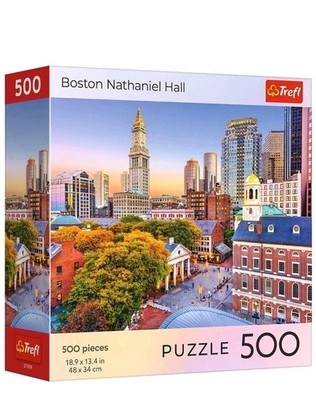 Trefl Boston Nathaniel Hall Jigsaw Puzzle 500 Piece SEALED