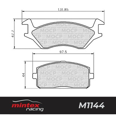 Mintex Racing MDB1145 M1144 High Performance Brake Pads