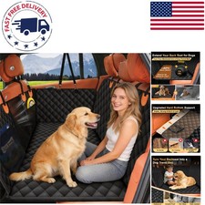 Breathable Dog Car Seat Extender - Expands Space Easy Clean 450 Lbs Capacity