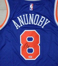 OG Anunoby Signed Autographed New York Knicks Jersey PSA Certified