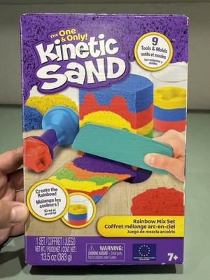 Spin Master Kinetic Sand Rainbow Mix Set Modellieren ab 7 Neu OVP