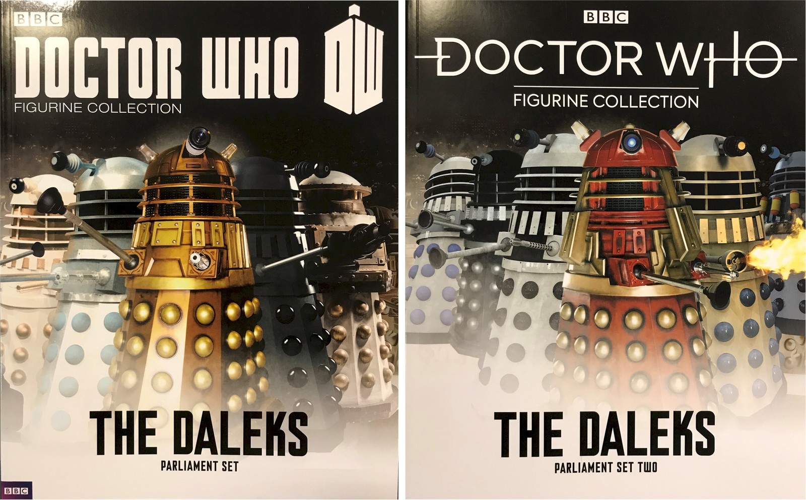 Doctor Who Dalek Parliament Figure Set 1 & 2 Booklets Eaglemoss NEW