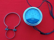 Vintage 1960s Sw Stewart Warner Tach 8k Redline Blue Background 427 429 426 396