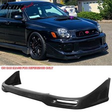 Fits 02-03 Subaru Impreza Sedan Sti Style Front Bumper Lip Unpainted Pu 3pcs Set Fits 02-03 Subaru Impreza Sedan Sti Style Front Bumper Lip Unpainted Pu 3pcs Set