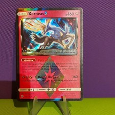 Xerneas Prism Star 144/214 Lost Thunder Ultra Rare Holo Pokemon Card