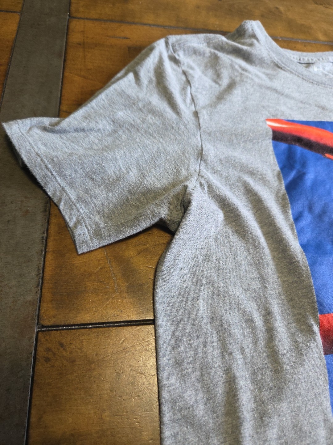 Nike Shirt Mens Gray Basketball Hoop Graphic Tee Size M Swoosh Flaw image 4