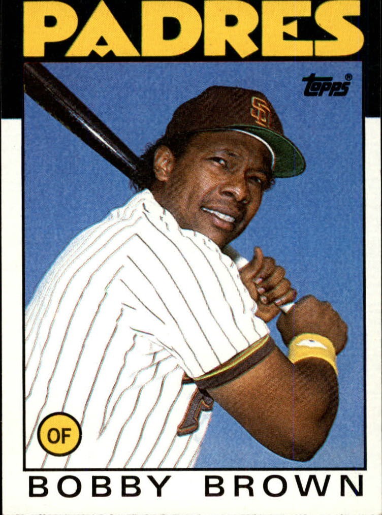 1986 Topps #182 Bobby Brown - BB