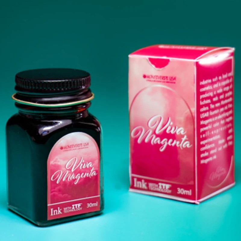 Monteverde Viva Magenta Ink Bottle – 30ml