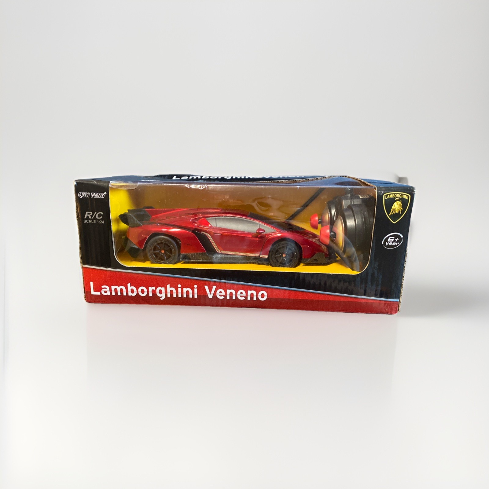 Qun Feng 1/24 Rc Red Lambo