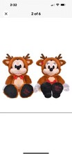 Disney Mickey and Minnie Christmas Reindeer Plush 15 inches