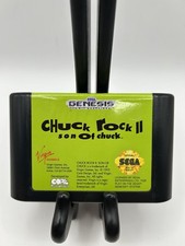 Chuck Rock II Son of Chuck Sega Genesis Game Cart Tested Working Authentic