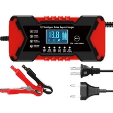 12V 6A Smart Battery Charger Maintainer Pulse Repair for Car Motorcycle Boat