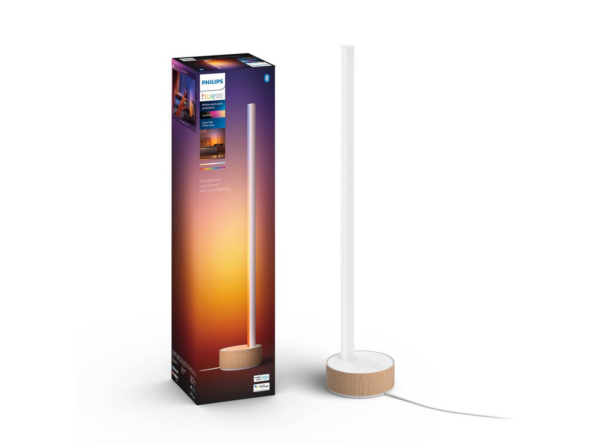 Philips Hue Gradient Signe Table - Oak - Bild 2