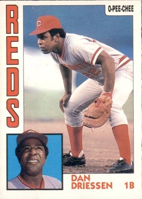 1984 O-Pee-Chee - Dan Driessen Cincinnati Reds Card #44