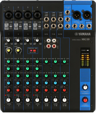 #ad Yamaha MG10 10 channel Analog Mixer $214.99