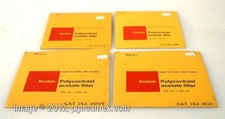 KODAK POLYCONTRAST FILTER SET, DIFFERENT SIZES
