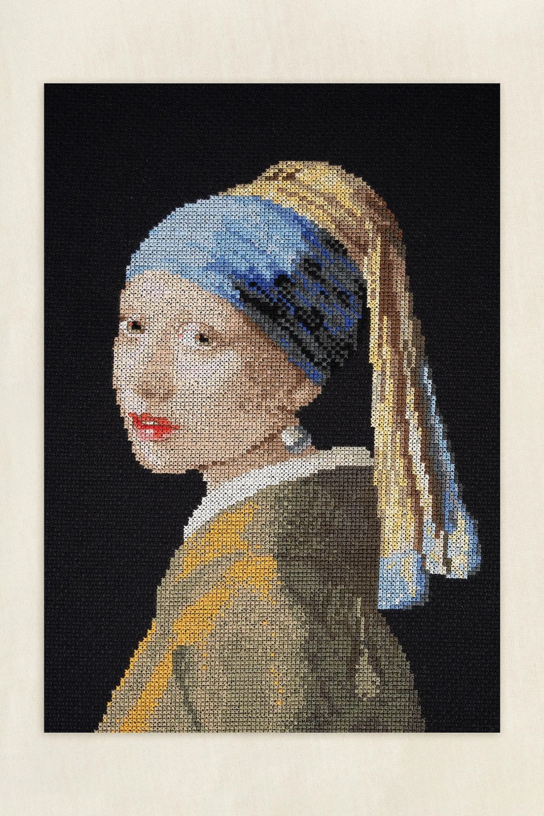 DMC BK2008 Girl with a Pearl Earring  by Vermeer Counted Cross Stitch Kit