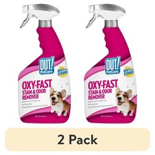 Oxygen Activated Pet Stain and Odor Remover for Dogs Fresh Scent 32oz 2 Pack