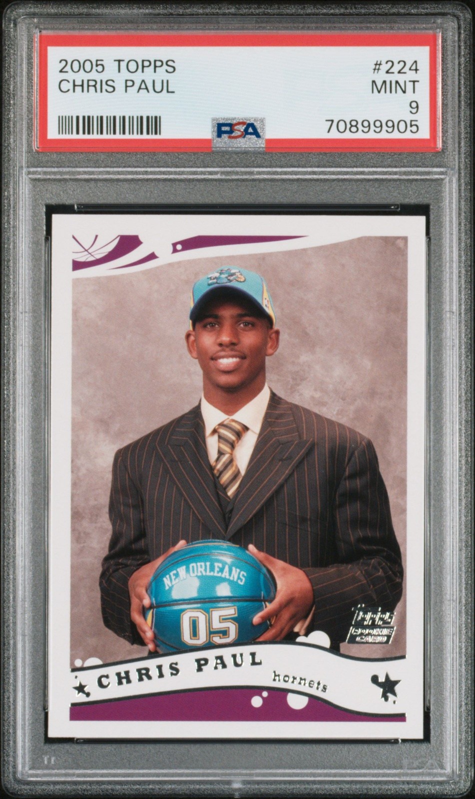 2005-06 Topps CHRIS PAUL RC PSA 9 #224
