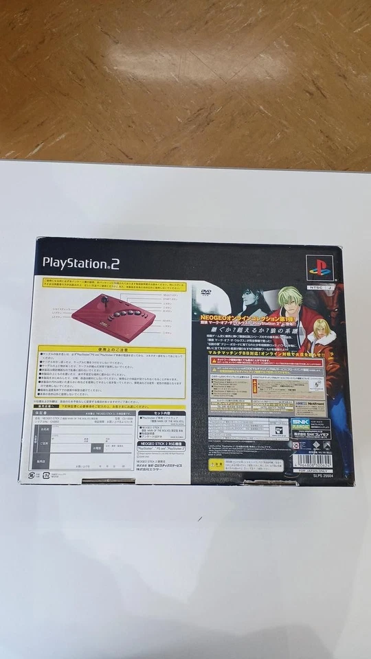 SNK NeoGeo Stick2 para PS2 MARCA DE LOS LOBOS versión probado en caja 1735-3 Foto 2 de 4