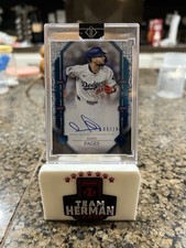 2024 Topps Transcendent Collection Andy Pages Rookie Auto Blue /10 RC Dodgers
