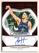 2024-25 Flawless Tyrese Haliburton All-Star Inchiostro Rubino Auto #ASI-TYH (xx/15) - Quantità