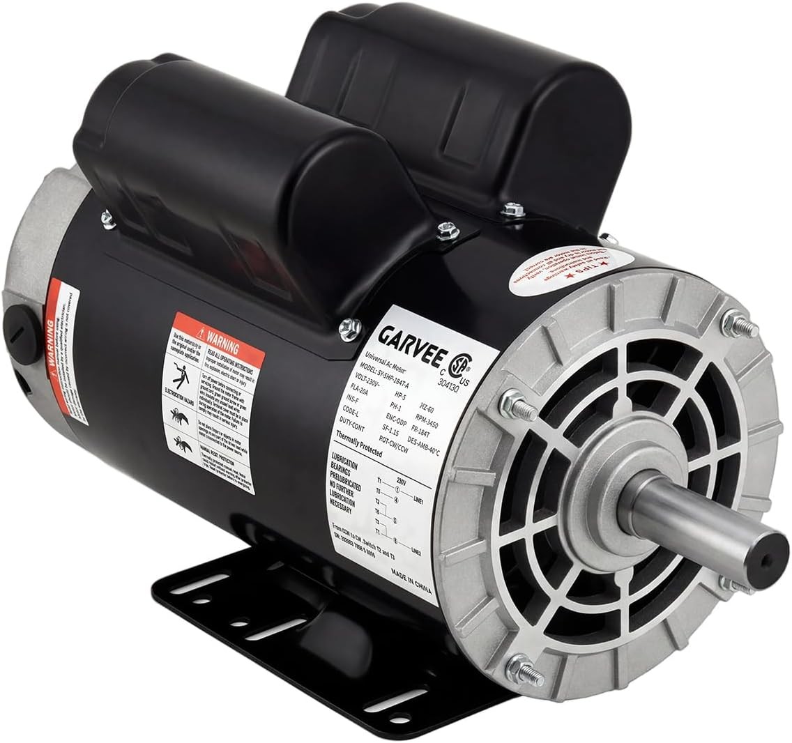 Motor 230v 56 Frame 3450 Rpm 5/8" Shaft Dual Rotation