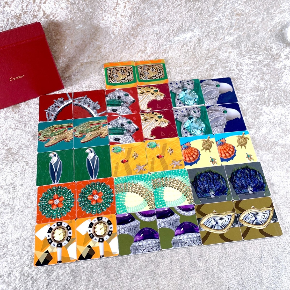 Cartier Memory Game Cards Rare VIP Gift Item with Case | eBay