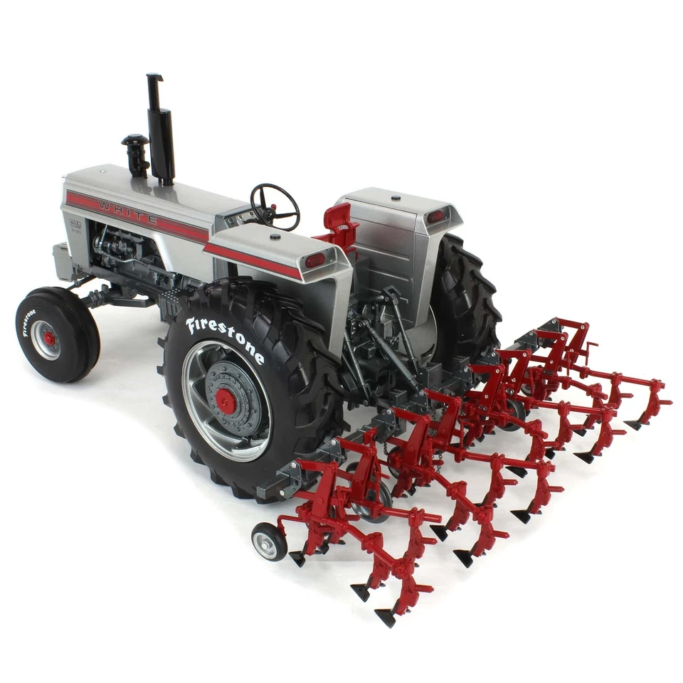 1/16 White 2-150 Diesel w/ 4-Row Rear Cultivator 2025 Firestone Series Cust-2124 - Image 4 of 4