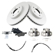 Front Ceramic Brake Pad & Rotor Kit Fits 2010 Ford Escape 2009 Mercury Mariner