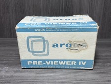 Vintage Argus Pre-Viewer IV Blue Slide Viewfinder 35mm 127 Color Slides USA