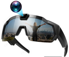 Sports Recording Sunglasses, HD Video Recording Glasses 64GB ,Cycling / Hiking