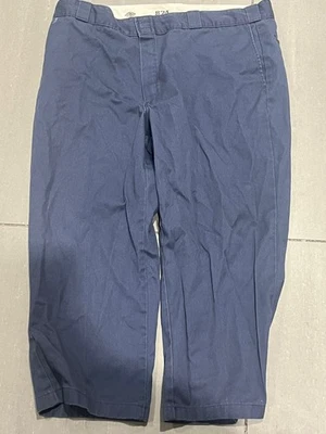 Dickies 874 Original Fit Straight Leg Mens Chino Trousers W29 L32 Navy Blue