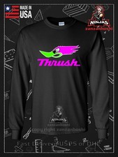 Thrush Exhaust Muffler Logo Mens Long Sleeve T-shirt American Size T-shirt