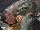 WILLIAM SHATNER & BOBBY CLARK  Signed STAR TREK GORN 8x10 Ph