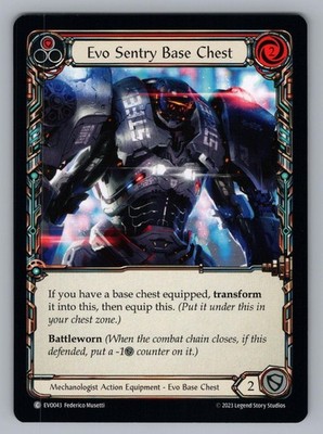 EVO SENTRY BASE CHEST EVO043 C FLESH AND BLOOD NM FEDERICO MUSETTI^^