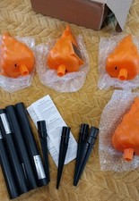 FLAME TORCH SOLAR LIGHTS - PACK OF 4 - NEW IN BOX