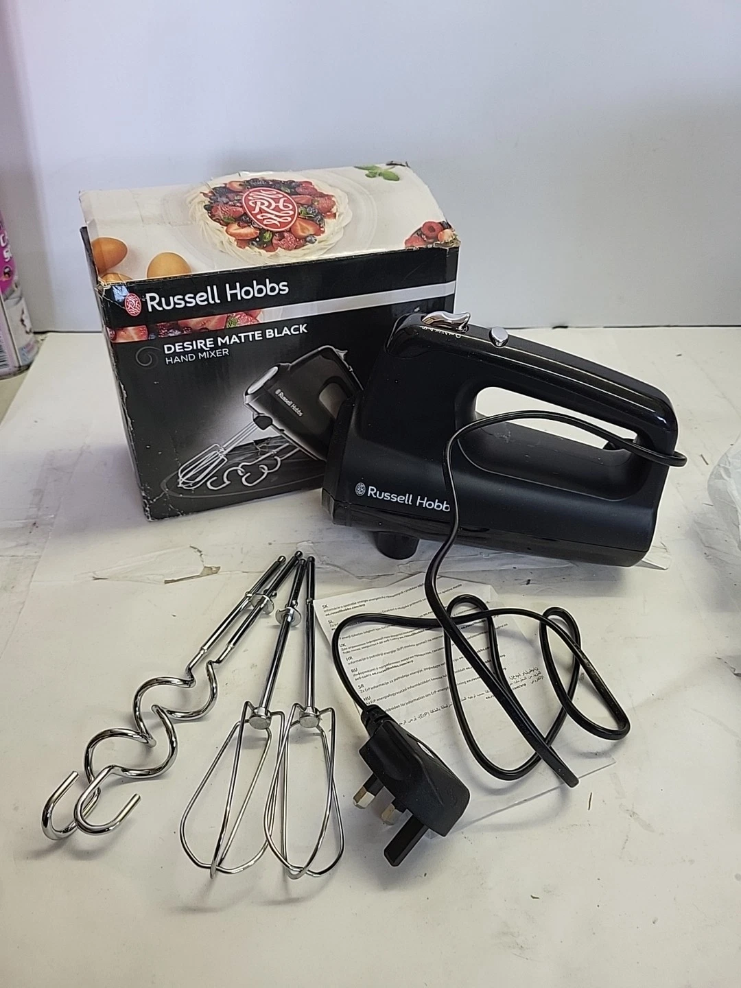 Russell Hobbs Desire Hand Mixer Electric 350W REF R480