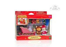 Sylvanian Families Calico Critters Baby Sleigh Ride Christmas Set