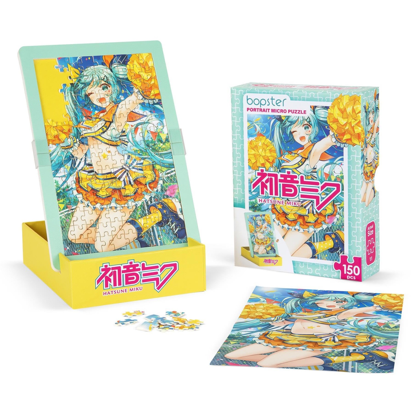 Хацунэ Мику- Японская Виртуальная певица, Коллекционный портрет, Микро-Пазл, Болельщица