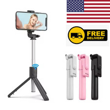 70cm Selfie Stick Tripod All in 1 w/ Remote for iPhone Samsung Android Phone USA