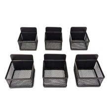 .6PCS Magnetic Tea Bag Organizer Metal Tea Storage Box Holder For Fridge Kitchen