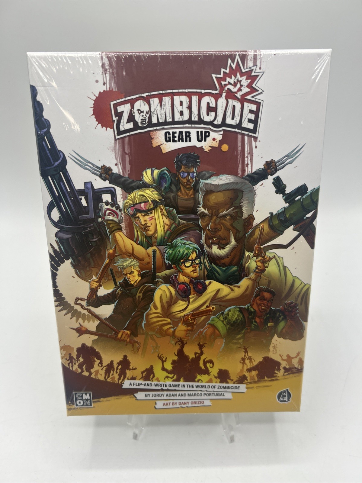 ZOMBICIDE GEAR UP A FILP & WRITE BOARD GAME NEW & SEALED