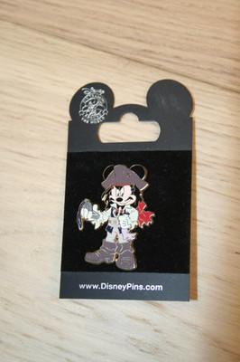 2009 Disney Pin Pirates Of The Caribbean Mickey Mouse As Captain Jack Sparrow 
