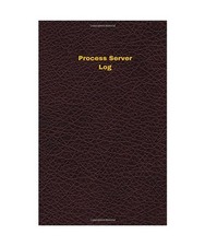 Process Server Log Logbook Journal 96