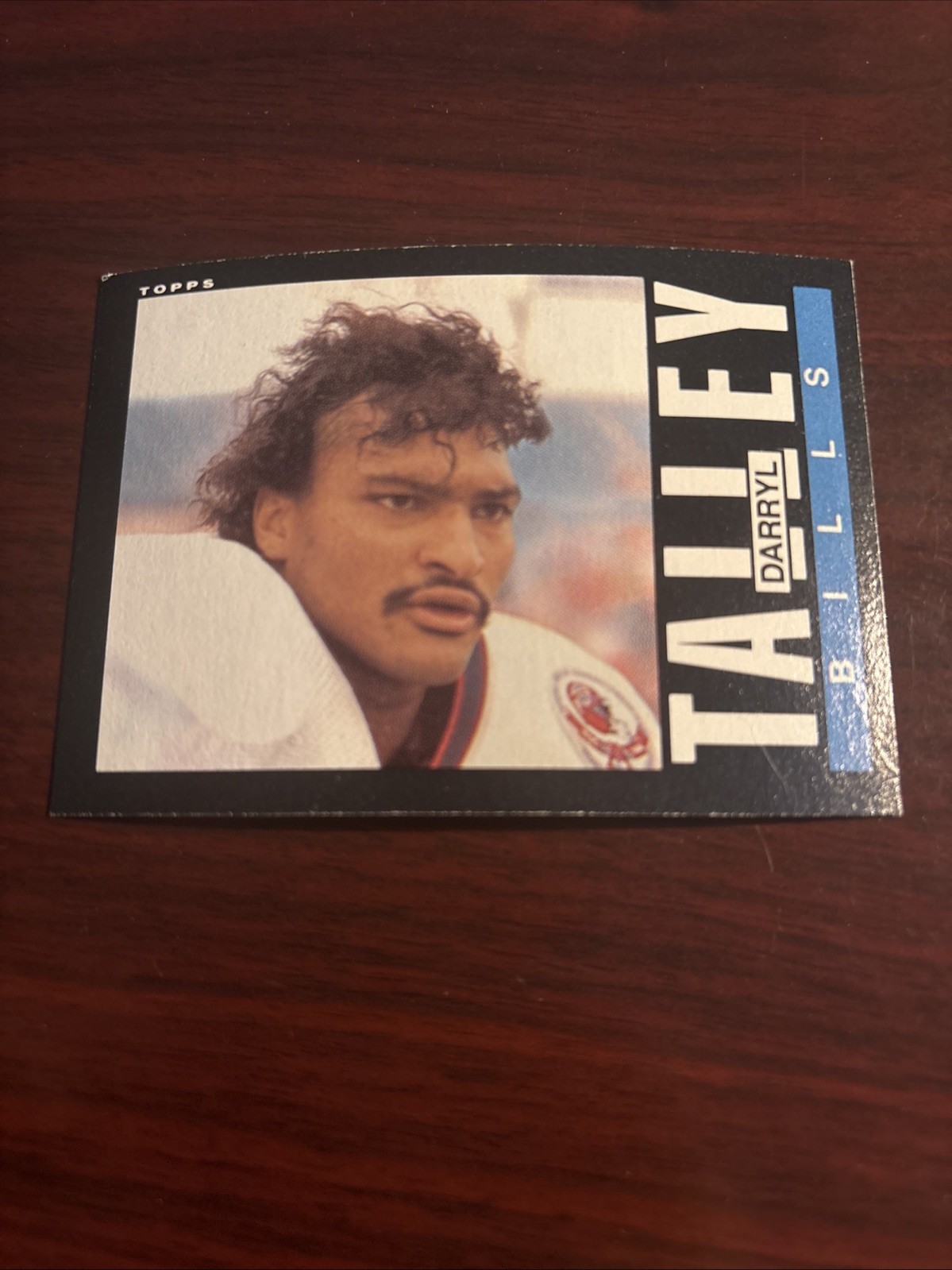 1985 Topps Darryl Talley #207 RC Rookie Buffalo Bills West Virginia Mountaineers