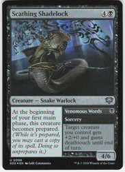 Scathing Shadelock 98 Foil - Secrets of Strixhaven